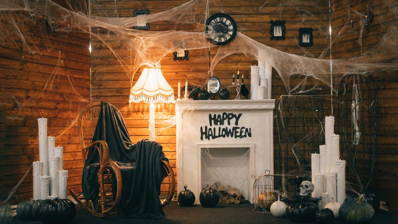 Wall and Window Décor are Cost Effective yet Spooky.